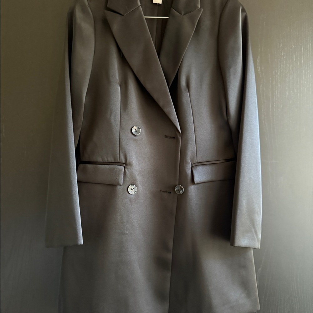 H&M Charcoal Long Sleeve Dress